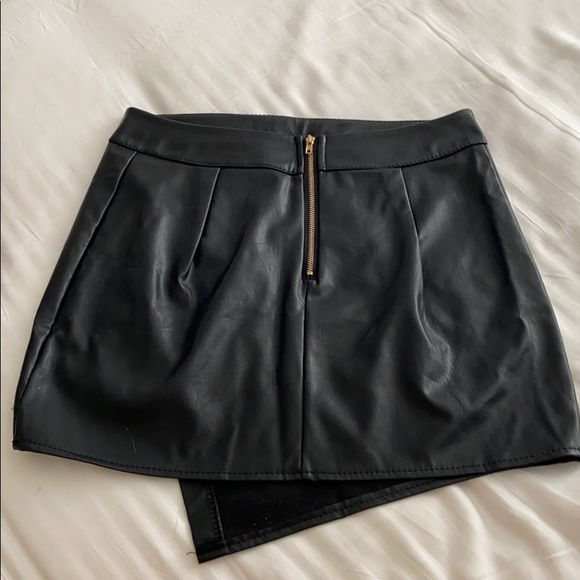 PRICED TO SELL - Vegan Leather Skirt - Picture 2 of 6